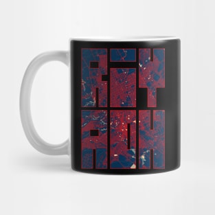 Riyadh, Saudi Arabia City Map Typography - Hope Mug